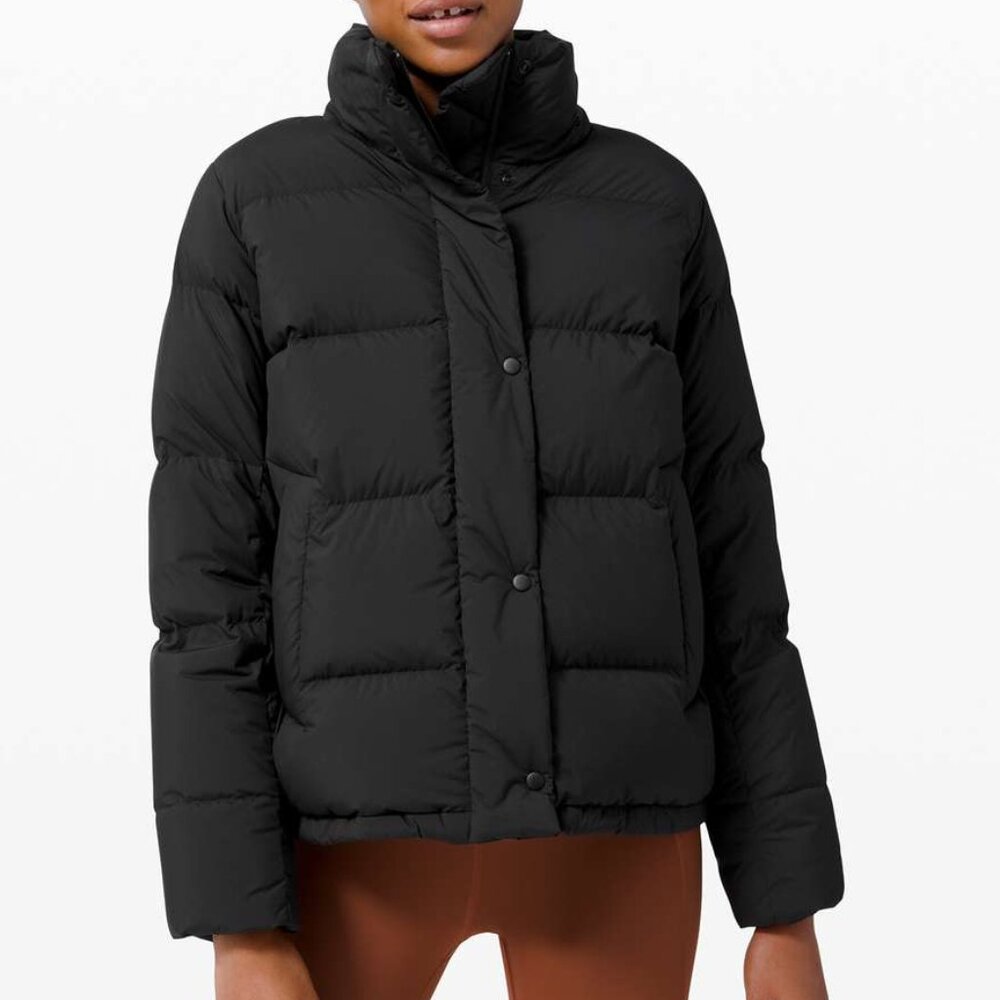 Lululemon Wunder Puff Jacket Black Size 0 - EXCELLENT
